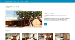 Desktop Screenshot of caprockcasa.org